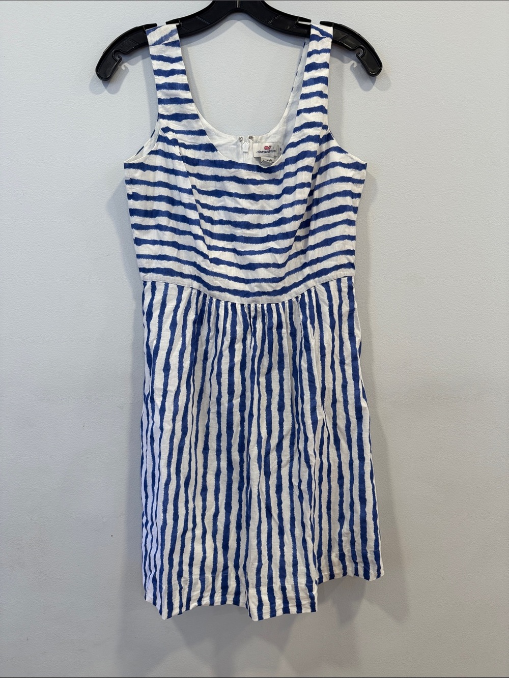 Vineyard Vines Blue and White Striped Dress